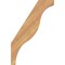 Ekena Millwork 3 1/2"W x 16"D x 24"H Funston Smooth Knee Brace, Western Red Cedar BRC04X16X24FST00SWR - alternate 3